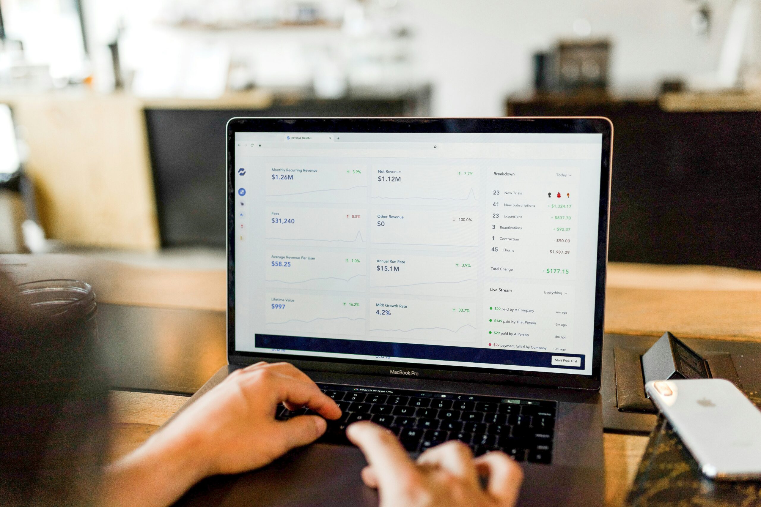 AI support agent dashboard showing customer service automation metrics